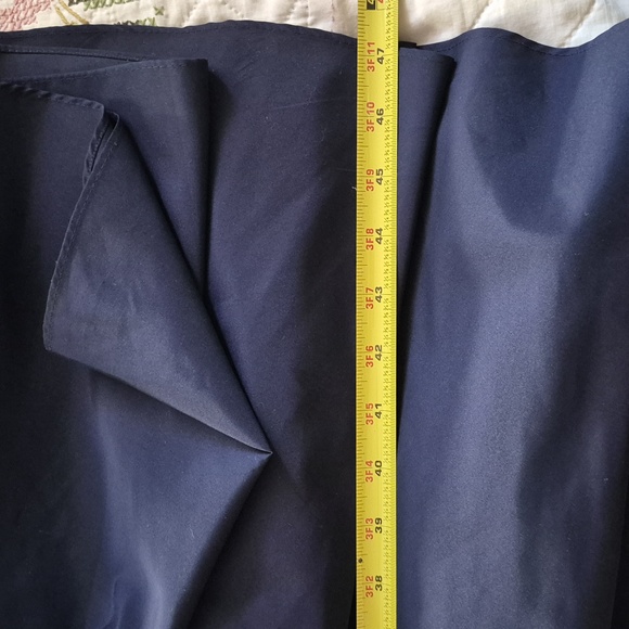 Jessica Howard Navy Long Sleeve Lace Dress Size 16 Tea Length Formal Taffeta - Picture 7 of 8